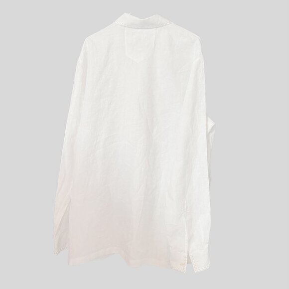 Baldessarini White Linen Shirt. Excellent Condition. Size: XL - Picture 8 of 15
